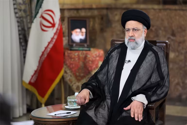 Ảnh chụp Tổng thống Iran Ebrahim Raisi, ngày 7/5/2024. (Ảnh: WANA/REUTERS)