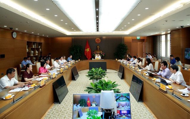 Quang cảnh buổi làm việc (Ảnh: VGP).