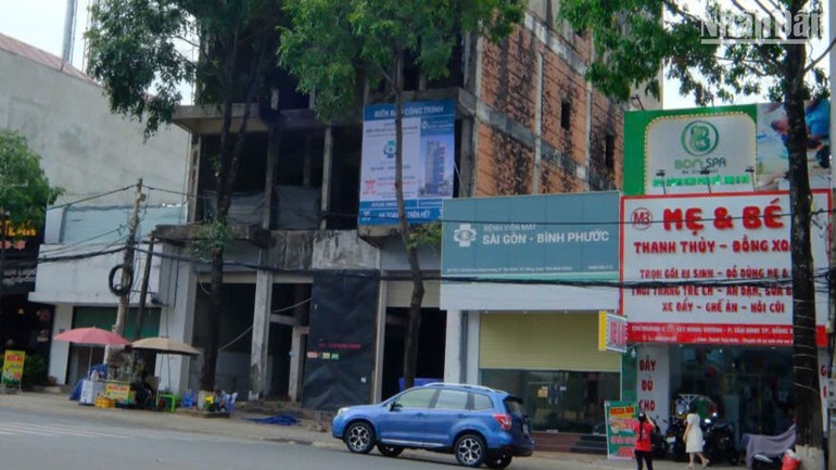 Vị trí xây dựng Bệnh viện mắt Sài Gòn Bình Phước.