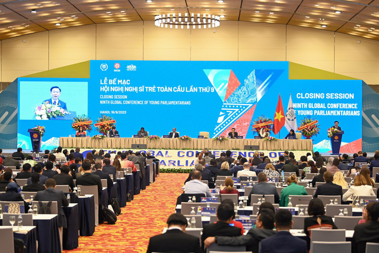 Toàn cảnh phiên bế mạc Hội nghị. (Ảnh: DUY LINH) Toàn cảnh phiên bế mạc Hội nghị. (Ảnh: DUY LINH)