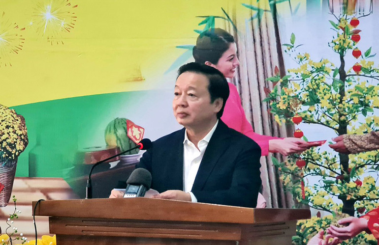 Phó Thủ tướng Trần Hồng Hà phát biểu tại chương trình.