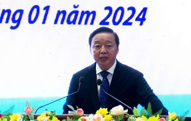 Phó Thủ tướng Trần Hồng Hà phát biểu chỉ đạo hội nghị.