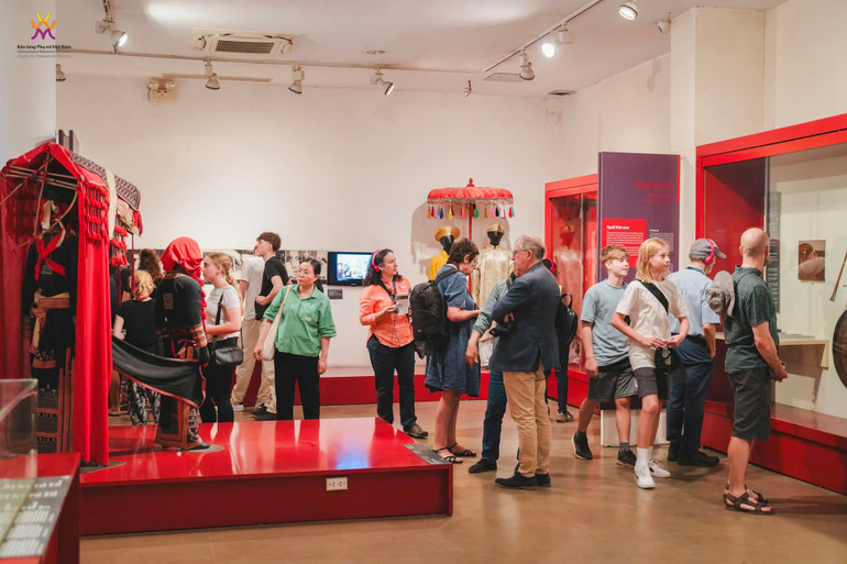 Bảo tàng Phụ nữ Việt Nam - Điểm đến thu hút trong lòng công chúng. (Ảnh: Bảo tàng Phụ nữ Việt Nam)