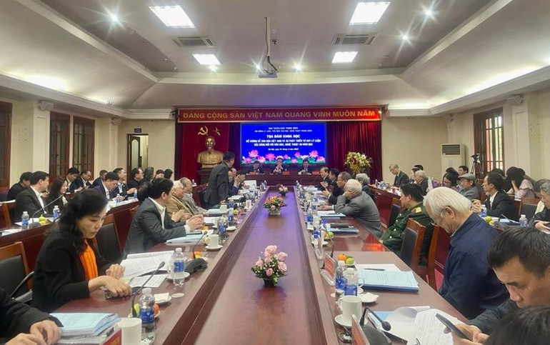 Toàn cảnh buổi tọa đàm. (Ảnh: TRANG ANH)