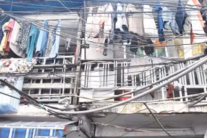 Khu nhà tập thể cũ tại Tổ 7 (K15 đường Phạm Hồng Thái, phường Hải Châu) (Ảnh chụp ngày 1/4).