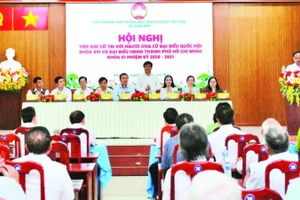 Một buổi tiếp xúc cử tri của người ứng cử đại biểu Quốc hội khóa XVI và đại biểu Hội đồng nhân dân Thành phố Hồ Chí Minh khóa XI, nhiệm kỳ 2026-2031 tại xã Xuân Sơn. (Ảnh CTV)