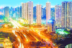 Hạ tầng đô thị tại Thủ đô Hà Nội ngày càng được đầu tư khang trang, hiện đại. (Ảnh HOÀNG THỊ HOAN)