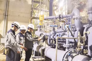 Lĩnh vực sản xuất công nghiệp tiếp tục khẳng định vai trò "đầu kéo" của kinh tế Hà Tĩnh.