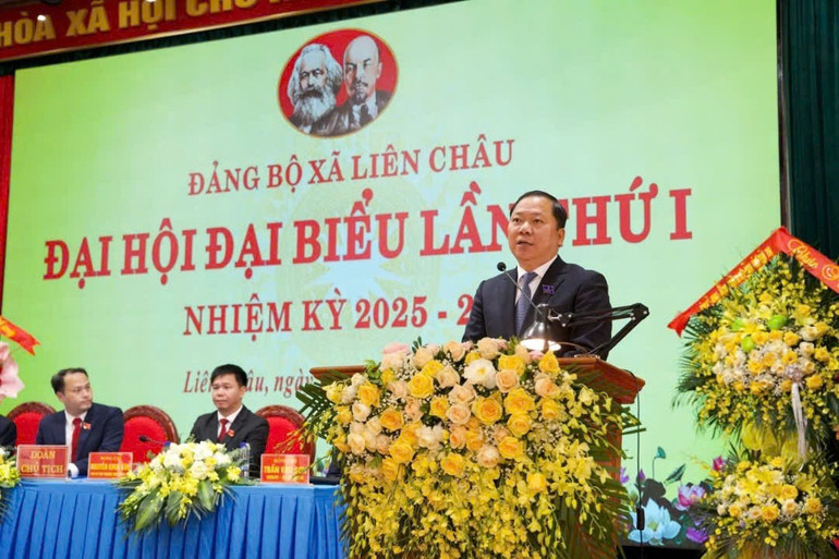 Phó Bí thư Thường trực Tỉnh ủy Nguyễn Phi Long phát biểu chỉ đạo tại Đại hội. a2.jpg