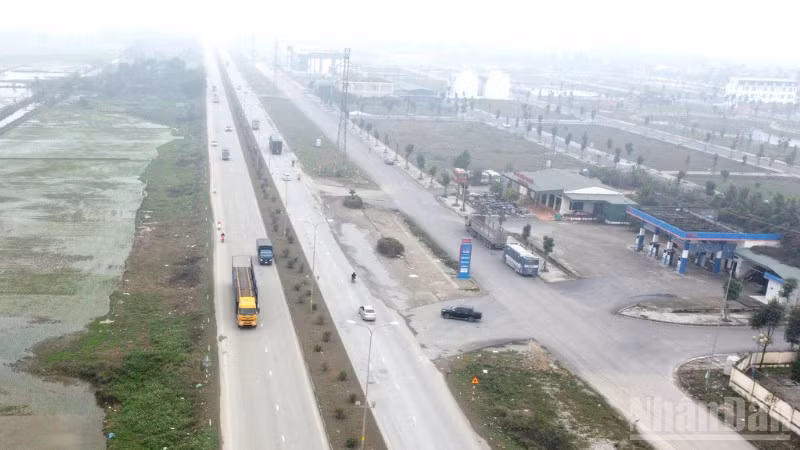 Một đoạn trên tuyến tránh phía đông thành phố Thanh Hóa.