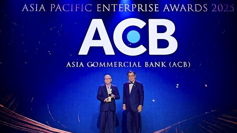 ACB được vinh danh tại hạng mục Doanh nghiệp xuất sắc châu Á.