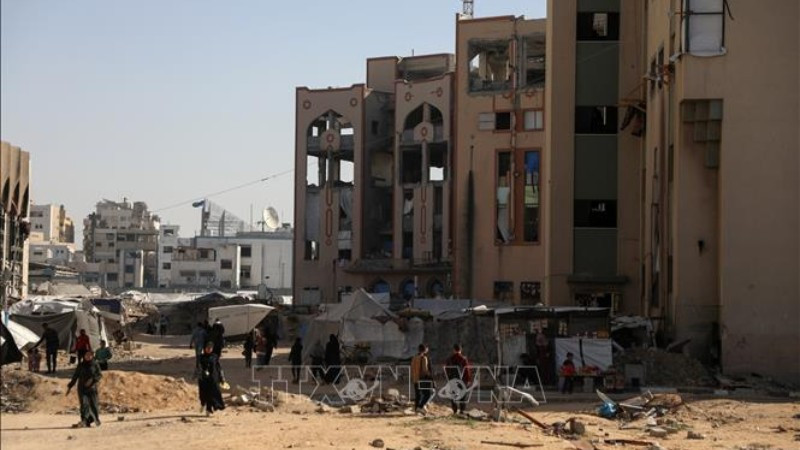 Quang cảnh tại thành phố Gaza ngày 7/12/2025. (Ảnh minh họa: TTXVN)