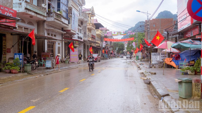 Ảnh minh họa: Hình ảnh tại một xã biên giới.