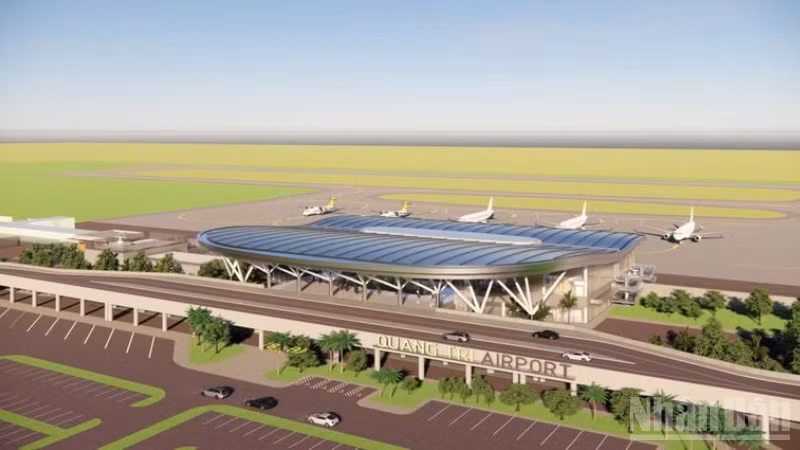 Phối cảnh Cảng hàng không Quảng Trị.