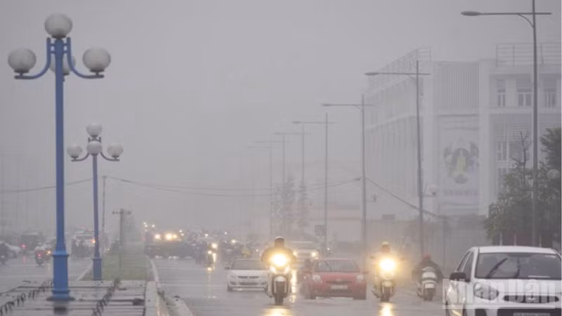 Ảnh minh họa: Thời tiết cực đoan mưa và rét đậm