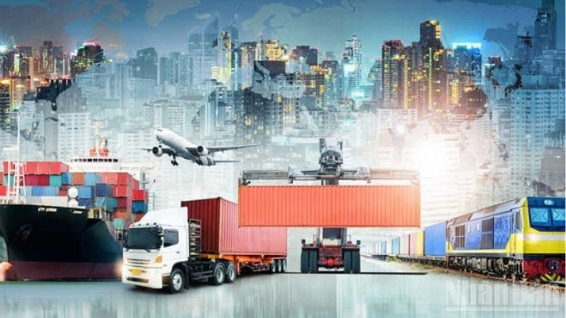 Mô hình vận tải đa phương thức.