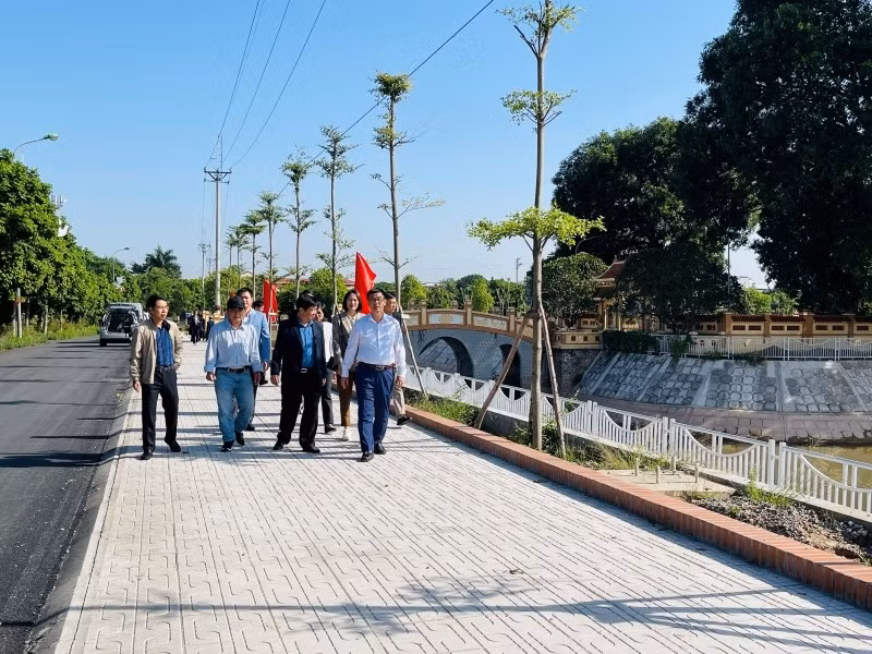 Diện mạo nông thôn mới huyện Thanh Trì. 