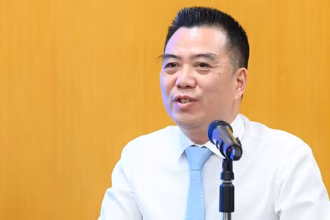 Thứ trưởng Nông nghiệp và Môi trường Đặng Ngọc Điệp phát biểu tại buổi họp báo.