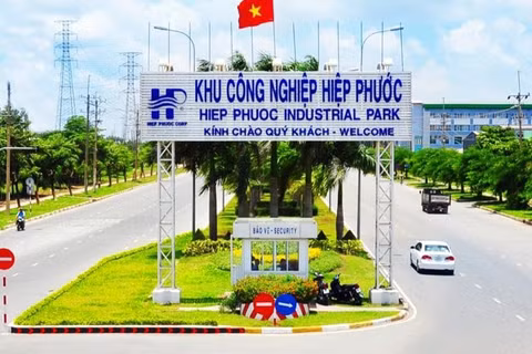 Khu công nghiệp Hiệp Phước, xã Hiệp Phước. (Ảnh: VÕ LÊ)