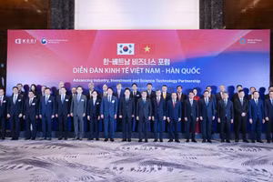 Diễn đàn Kinh tế Việt Nam-Hàn Quốc quy tụ lãnh đạo cấp cao và cộng đồng doanh nghiệp hai nước.