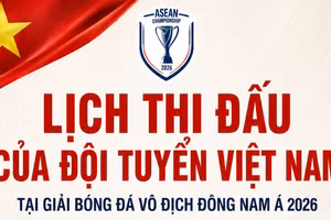 Lịch thi đấu của tuyển Việt Nam tại ASEAN Cup 2026