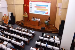 Hội thảo khoa học quốc gia “Đổi mới giáo dục nghệ thuật ở Việt Nam: Phát triển năng lực sáng tạo, phát huy giá trị truyền thống và thích ứng chuyển đổi số”. (Ảnh: BTC)