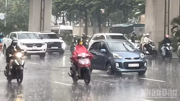 Dự báo khu vực Hà Nội Có mây, có mưa rào và dông vài nơi. (Ảnh minh họa: Đ.T)