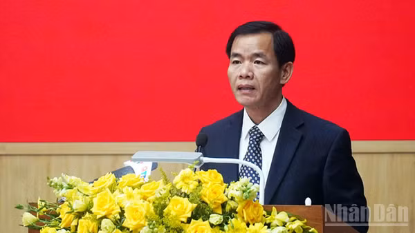 Đồng chí Nguyễn Văn Phương, Ủy viên Trung ương Đảng, Bí thư Tỉnh ủy Quảng Trị.
