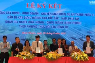Bình Phước ký kết với đơn vị đầu tư.