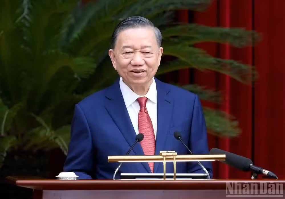 Đồng chí Tổng Bí thư, Chủ tịch nước Tô Lâm. (Ảnh: ĐĂNG KHOA)