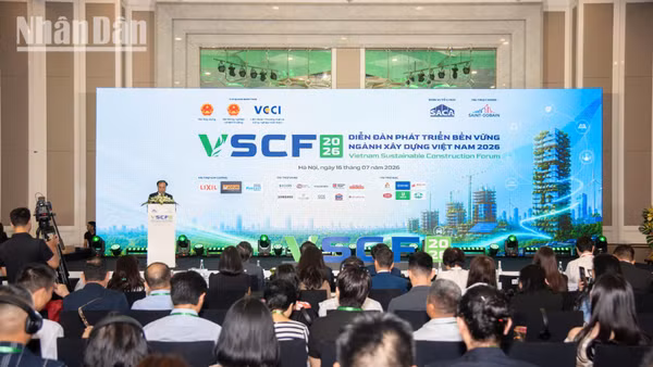 VSCF 2026 đòn bẩy thúc đẩy mạnh mẽ quá trình chuyển đổi xanh của ngành xây dựng Việt Nam. (Ảnh: THÙY LINH)