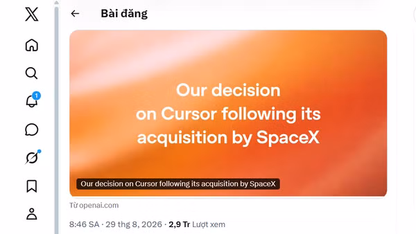OpenAI cắt quyền truy cập mô hình đối với Cursor sau khi SpaceX mua lại
