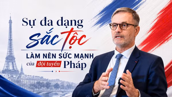 Sự đa dạng sắc tộc làm nên sức mạnh của đội tuyển Pháp