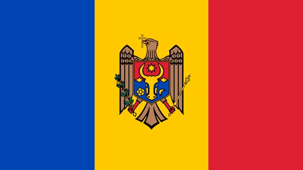 Quốc kỳ Moldova.