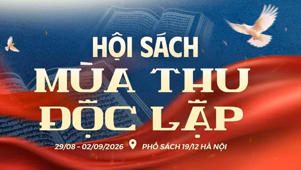 Hội sách Mùa Thu độc lập 2026 sẽ diễn ra từ ngày 29/8 đến hết ngày 2/9. (Ảnh: Ban tổ chức)