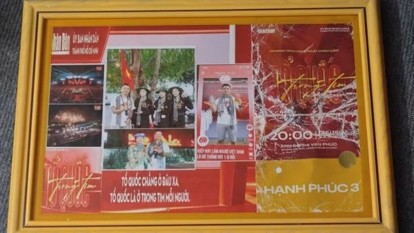 Những tấm vé “Tổ quốc trong tim” được khán giả lưu giữ sau chương trình