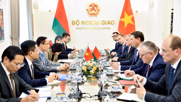 Quang cảnh hội đàm. (Ảnh: Bộ Ngoại giao)