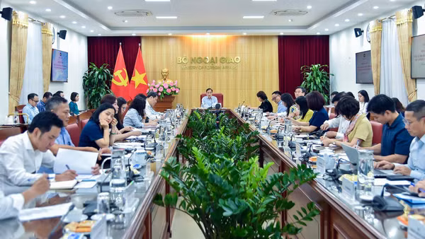 Cuộc họp tiếp tục khẳng định sự đồng thuận và quyết tâm của các cơ quan trong việc nâng cao hiệu quả thực thi các cam kết, thỏa thuận quốc tế. (Ảnh: Bộ Ngoại giao)