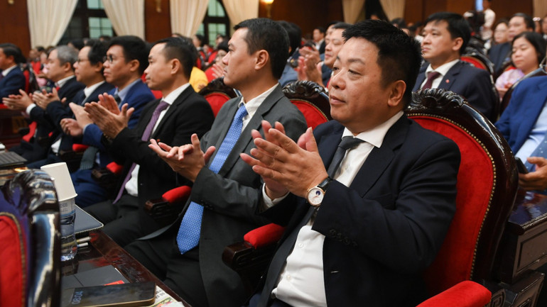 Các đại biểu dự Đại hội đại biểu Đảng bộ các cơ quan Đảng Trung ương lần thứ nhất. (Ảnh: THẾ ĐẠI) image-6288.jpg