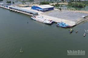 Cảng dịch vụ hậu cần nghề cá 19/5 tiếp nhận tàu thuyền ngư dân tỉnh Quảng Ngãi và vùng lân cận.