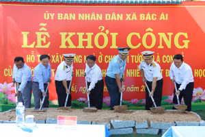 Nghi thức khởi công. (Ảnh: CTV)