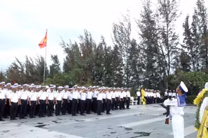 Quang cảnh lễ tưởng niệm. (Ảnh: CTV)