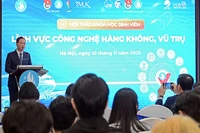 Giáo sư, Tiến sĩ Trần Hồng Thái, Phó Chủ tịch Thường trực Viện Hàn lâm Khoa học và Công nghệ Việt Nam phát biểu khai mạc hội thảo.
