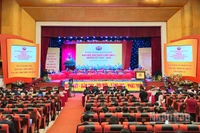 Toàn cảnh phiên làm việc thứ nhất của Đại hội.