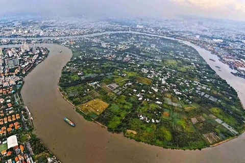 Toàn cảnh khu Bình Quới-Thanh Đa. (Ảnh: ANH TÚ)