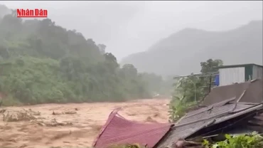 [Video] Nghệ An liên tiếp xuất hiện lũ ống, lũ quét