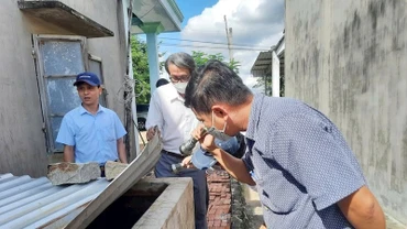 Kiểm tra tình hình phòng chống bệnh sốt xuất huyết.
