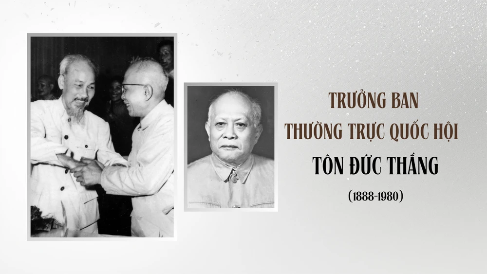 Trưởng Ban Thường trực Quốc hội Tôn Đức Thắng (1888-1980)