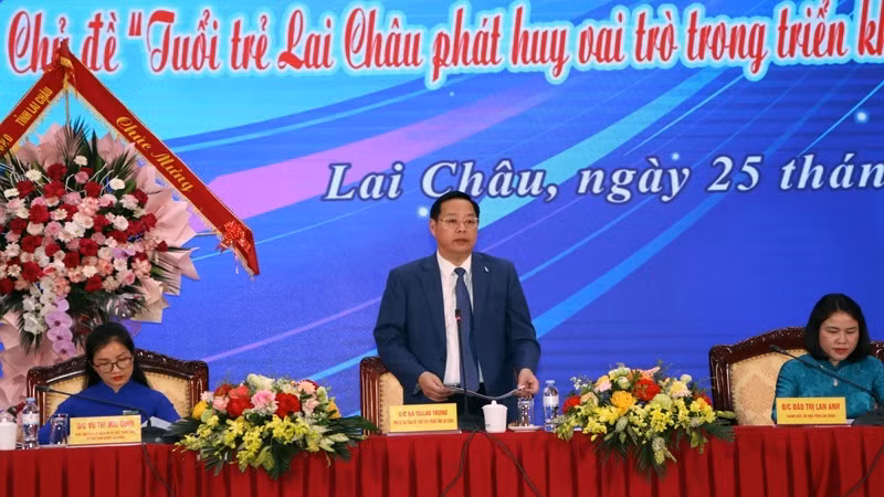 Chủ tịch Ủy ban nhân dân tỉnh Lai Châu khẳng định tuổi trẻ Lai Châu đã phát huy tốt vai trò xung kích, tình nguyện, sáng tạo trên nhiều lĩnh vực.