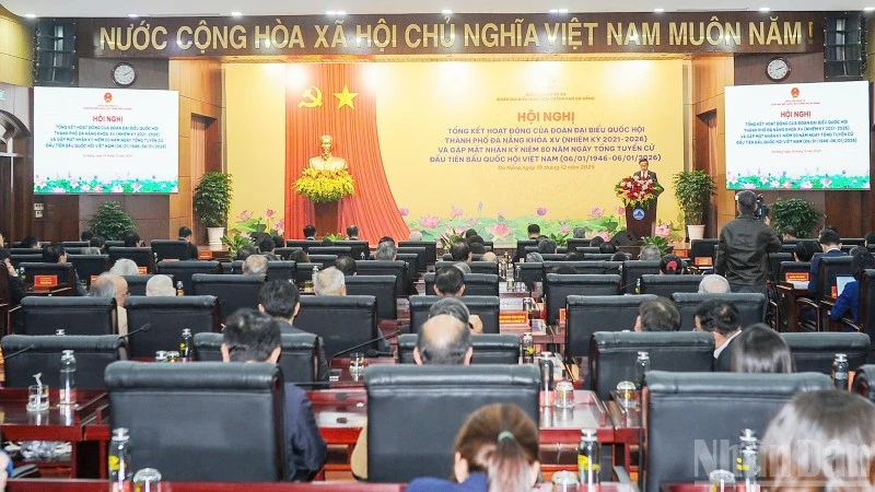 Đoàn đại biểu Quốc hội thành phố Đà Nẵng tổ chức gặp mặt kỷ niệm 80 năm Ngày Tổng tuyển cử đầu tiên bầu Quốc hội Việt Nam.